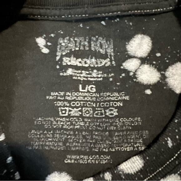 Oversized Bleached Death Row Records Graphic Tee - Picture 5 of 5